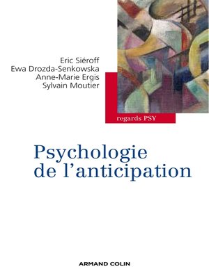 cover image of Psychologie de l'anticipation